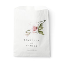 Elegante Waterverf Magnolia bloemenbruiloft