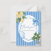 Elegante Waterverf Main squeeze Vrijgezellenfeest Notitiekaartje (Voorkant)