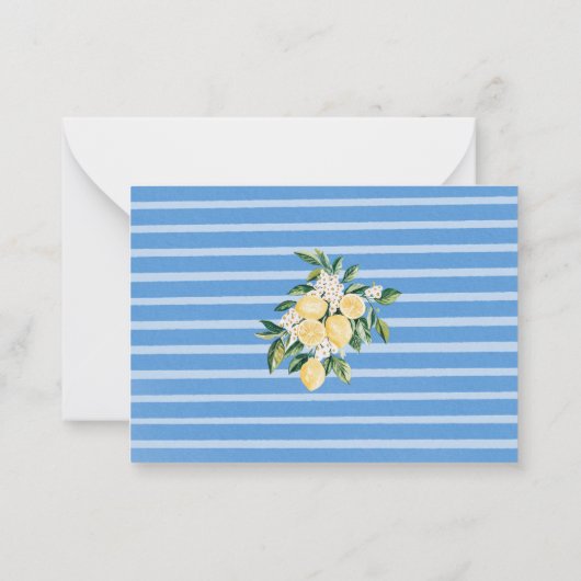 Elegante Waterverf Main squeeze Vrijgezellenfeest Notitiekaartje (Achterkant)