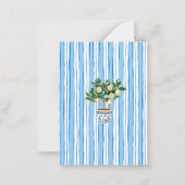 Elegante Waterverf Main squeeze Vrijgezellenfeest Notitiekaartje (Achterkant)