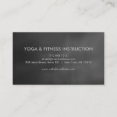 Elegante Waterverf Mandala YOGA Instructor Logo Visitekaartje (Achterkant)