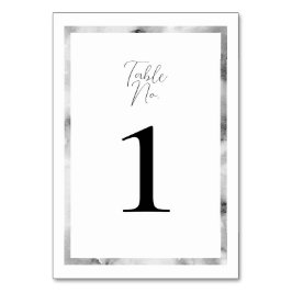 Elegante Waterverf Marmer Bliss Bruiloft Kaart