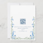 Elegante Waterverf Meadow Wildflower bruiloft Save The Date (Achterkant)