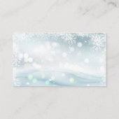 Elegante Waterverf Merry Christmas baby shower dia Informatiekaartje (Achterkant)