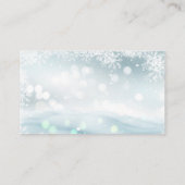 Elegante Waterverf Merry Christmas bEnclosure Kaar Informatiekaartje (Achterkant)