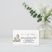 Elegante Waterverf Merry Christmas bEnclosure Kaar Informatiekaartje (Staand voorkant)