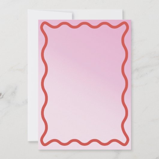 Elegante waterverf minimalistisch afstuderen brunc kaart (Achterkant)