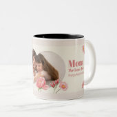 Elegante Waterverf Moederdag Mok - een prachtige (Voorkant rechts)