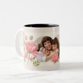 Elegante Waterverf Moederdag Mok - een prachtige (Voorkant links)