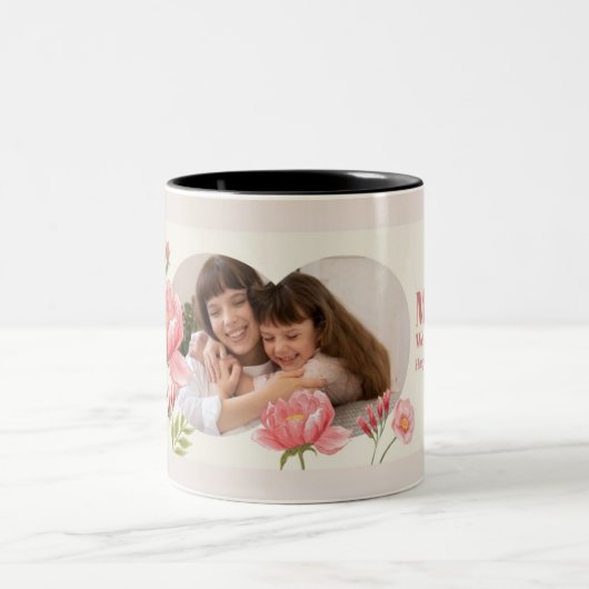 Elegante Waterverf Moederdag Mok - een prachtige (Center)