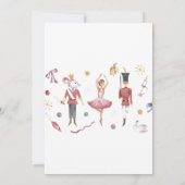 Elegante Waterverf Notenkraker Kerst Verjaardag Kaart (Achterkant)