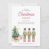 Elegante Waterverf notenkrakers kerstfeest Feestdagenkaart (Voorkant)