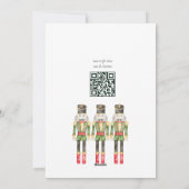 Elegante Waterverf notenkrakers kerstfeest Feestdagenkaart (Achterkant)