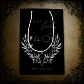 Elegante Waterverf Olijftak ELKE Verjaardag Medium Cadeauzakje