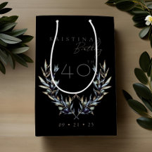 Elegante Waterverf Olijftak ELKE Verjaardag