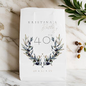 Elegante Waterverf Olijftak ELKE Verjaardag Medium Cadeauzakje