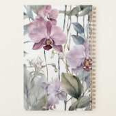 Elegante Waterverf orchideeën met  Lijst Planner (Achterkant)