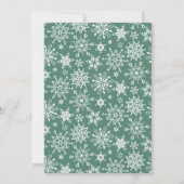 Elegante Waterverf Ornament Kerstfeest Kaart (Achterkant)