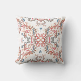 Elegante waterverf paisley-werpkussen kussen