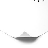 Elegante Waterverf Parels & Prosecco Bruidsfeest Perfect Poster (Hoek)