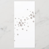 Elegante Waterverf Parels & Prosecco Vrijgezellenf Menu (Achterkant)