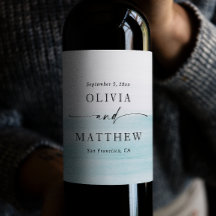 Elegante waterverf pastelblauw nautische bruiloft