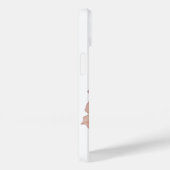 Elegante waterverf perzikkleurige bloemen Case-Mate iPhone case (Achterkant / Rechts)