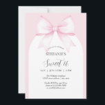 Elegante Waterverf Pink Bow Sweet 16 Birthday Kaart<br><div class="desc">Elegante Waterverf Pastel Roze Bow Sweet 16 Verjaardagsfeest Uitnodiging</div>