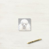 Elegante Waterverf poedel Post-it® Notes (Op bureau)