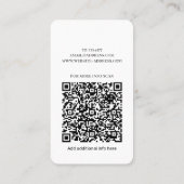 Elegante Waterverf Quill Pen Freelance schrijver Visitekaartje (Achterkant)