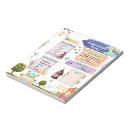 Elegante Waterverf Ramadan activiteitenplanner Notitieblok
