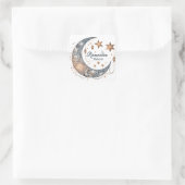 Elegante waterverf Ramadan Kareem Mubarak Vierkante Sticker (Tas)