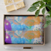 Elegante Waterverf Regenboog Pride Alcoholinkt Tissuepapier (Geschenk)