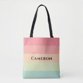 Elegante Waterverf Regenboog Tote Bag (Voorkant)