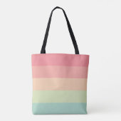 Elegante Waterverf Regenboog Tote Bag (Achterkant)