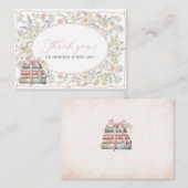 Elegante Waterverf retro bloemen vrijgezellenfeest Notitiekaartje (Voorkant / Achterkant)