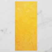 Elegante Waterverf rode en gouden poinsettia bruil Menu (Achterkant)