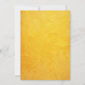 Elegante Waterverf rode en gouden poinsettia bruil Save The Date (Achterkant)