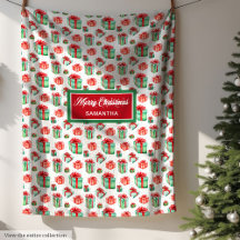 Elegante waterverf rood groen traditionele worp