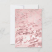 Elegante Waterverf Roze Anjers Bedankt (Achterkant)