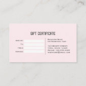 Elegante Waterverf Roze Bloemen Custom Klantenkaartje (Achterkant)