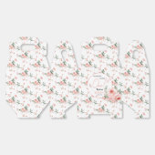 Elegante Waterverf Roze Rose Meisje 1e Verjaardag Bedankdoosjes (Ongevouwen)