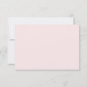 Elegante Waterverf Roze Rozen Bedankt (Achterkant)