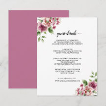 Elegante Waterverf Roze Rozen Boeket Bruiloft