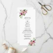Elegante Waterverf Roze Rozen Boeket Bruiloft