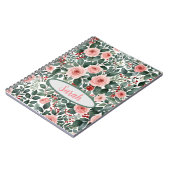 Elegante Waterverf Roze Rozen Notitieboek (Linkerzijde)