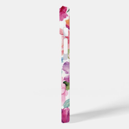 Elegante Waterverf Rozen Bloom Gepersonaliseerde N Case-Mate iPhone Case (Achterkant / Links)