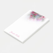 Elegante Waterverf Rozen Handschrift Post-it® Notes (Schuin)