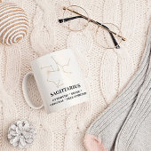 Elegante Waterverf Sagittarius Zodiac Custom Mok