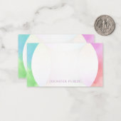 Elegante Waterverf Sjabloon Hand Script Monogram (Voorkant / Achterkant in situ)